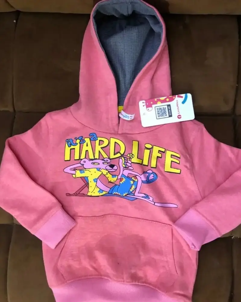 S10 Hard Life Hoodie Pink